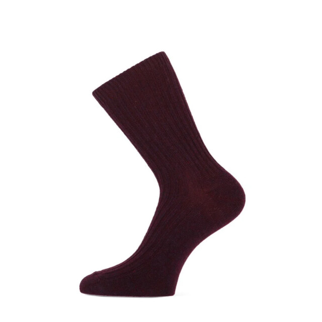 MARC MARCS Marcmarcs sokken cashmere aubergine geen unisex 82201 5990 large