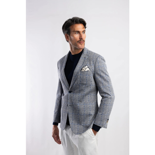 Blue Industry Het colbert met ruitmotief | JBIW25-M12 large