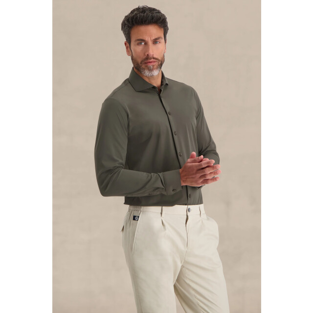 Blue Industry Lounge jersey overhemd | 2191.22-GREEN large