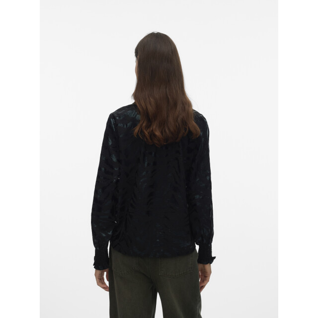 Vero Moda Vmcarla foil l/s v-neck top wvn ga 10335240 large