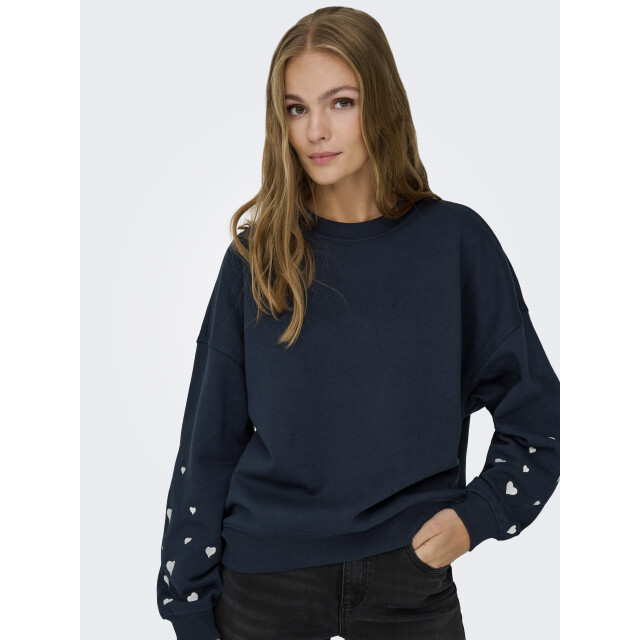 Jacqueline de Yong Jdymesa l/s o-neck emb sweat jrs no 15370526 large