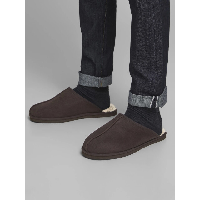 Jack & Jones Heren instap slipper jfwdudely donker 12187558-Java large