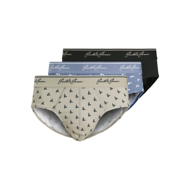 Jack & Jones Heren slips casual briefs jactate 3-pack print 12283408 large
