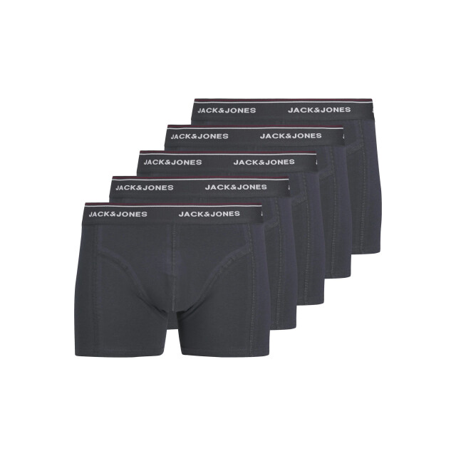 Jack & Jones Heren boxershorts trunks jacavery effen 5-pack 12285182 large
