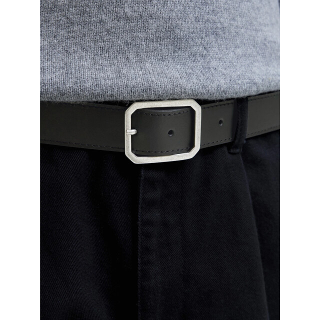 Jack & Jones Heren riem jacsquare leer 12296286-Black large