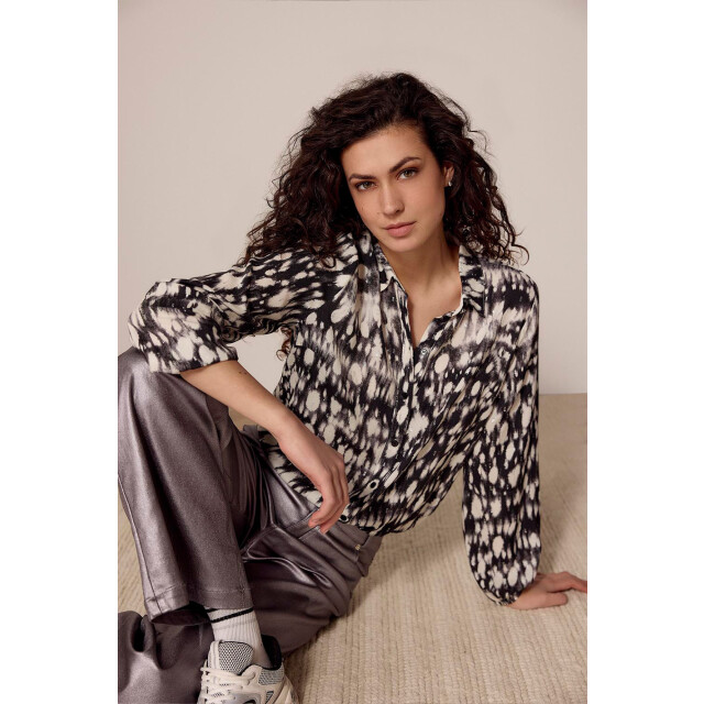 Tramontana Blouse print blacks C39-18-301-009998 large Tramontana Blouse print blacks C39-18-301-009998 large