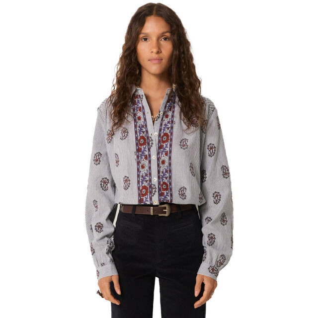 Maison Hotel Sophie blouse striped meadow Sophie blouse large