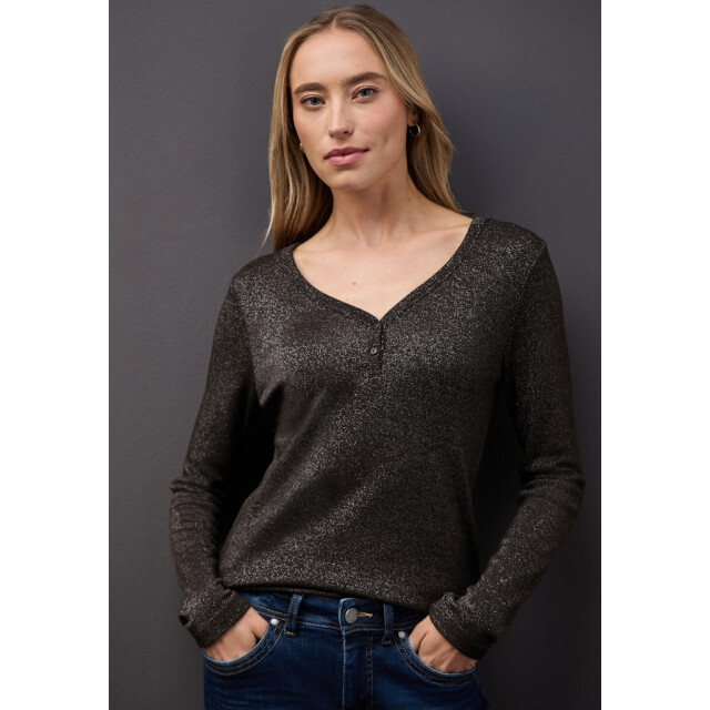 Street One a324180 basic shiny shirt w.button A324180 large