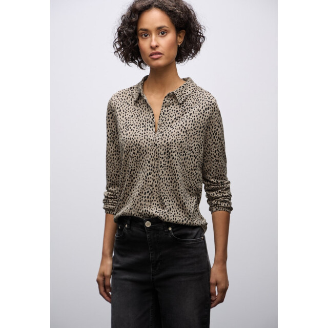 Street One a324186 ltd qr printed jersey blouse A324186 large