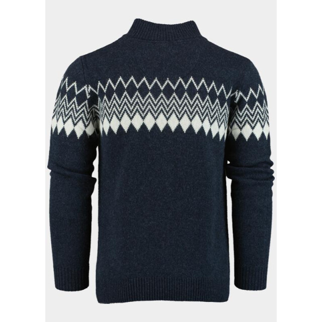 Marco Manzini Half zip avery pull halfzip mmz25305av90/290 navy 196259 large