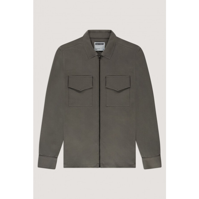 Kultivate 2501030211 luxury zip 766 bungee cord - overshirt van tricot - kultiv 766 Bungee Cord/2501030211 Luxury Zip large