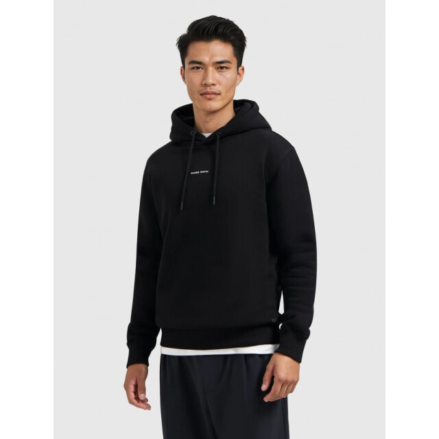 Pure Path 10311 02 black essential logo sweater hoodie  p 02/10311 large