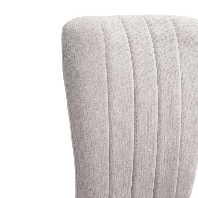 CaliCosy Set van 4 stoelen in stof met zwarte metalen poten l43 cm holly 3078803 large