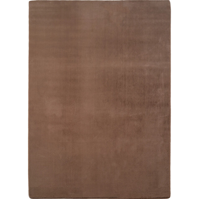 Muratap Joy effen soft vloerkleed – 100% polyester – anti-slip bruin- 60x100 cm 3333940 large