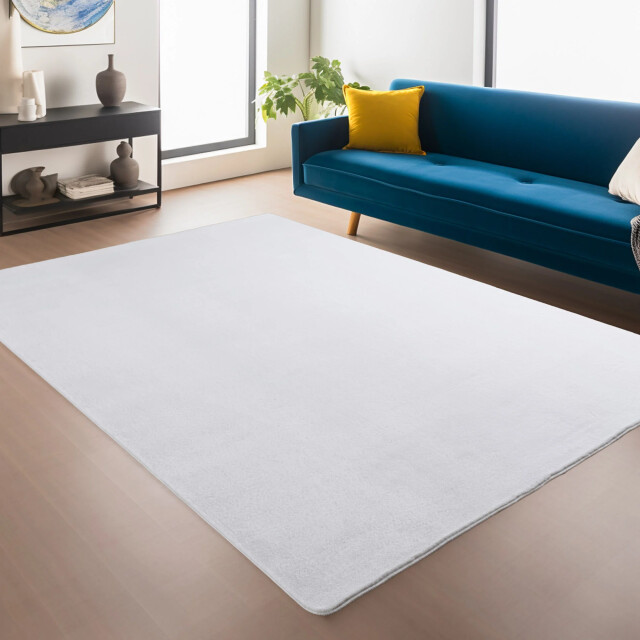 Muratap Joy effen soft rond vloerkleed – 100% polyester – anti-slip - 200 cm rond 3333880 large