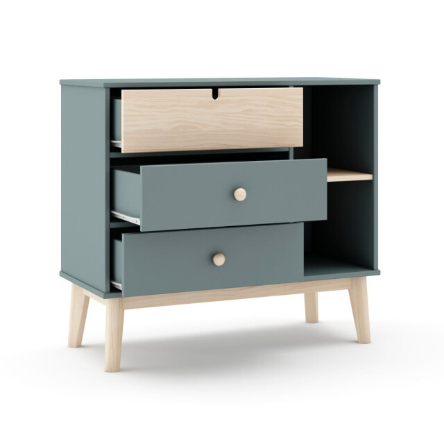 CaliCosy Ladekast 3 laden en 2 vakken l90 cm estefania 2937373 large