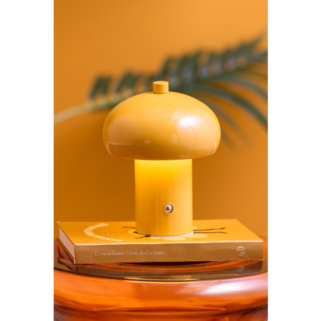 Leitmotiv tafellamp retro seta led mango yellow 3259542 large