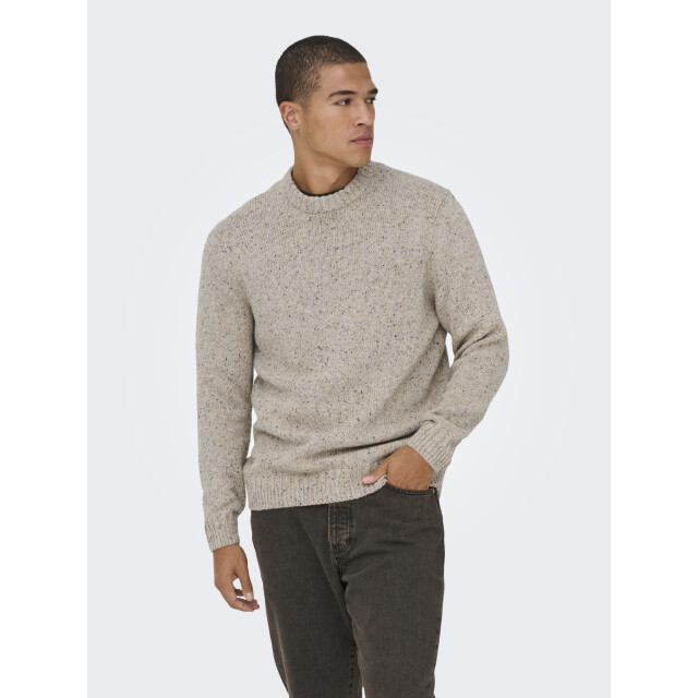 Only & Sons Onsbirky reg nap crew knit 22035781 large