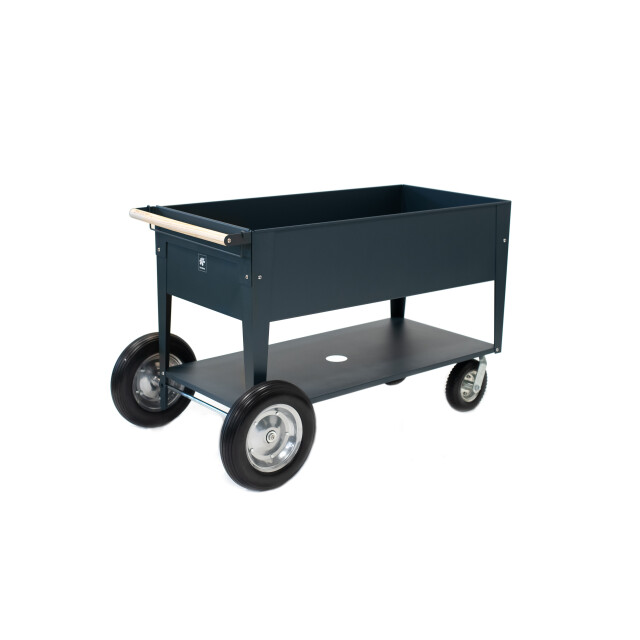 Herstera Garden Metalen verhoogde plantenbak verrijdbaar- 120x60x84cm - 3047630 large