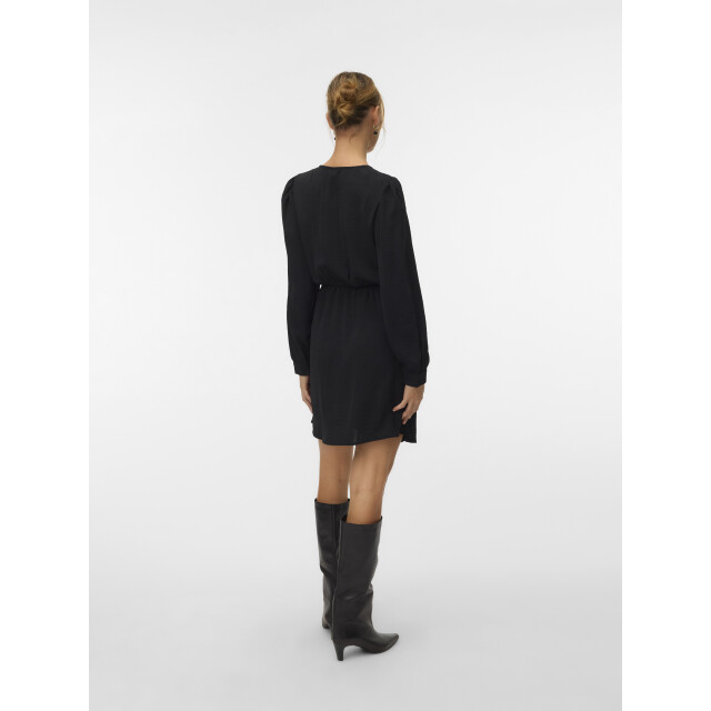 Vero Moda Vmcarla foil l/s short wrap dress w 10335942 large