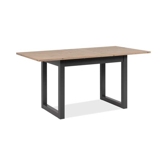CaliCosy Uitschuifbare eettafel in eiken- en antracietkleur l120/160 cm denver 3333500 large