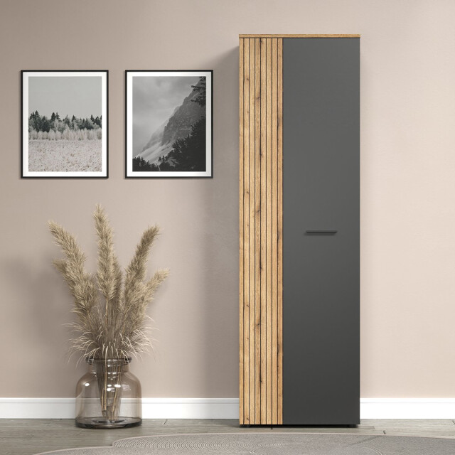 CaliCosy Armoire dentrée 2 porte l60 cm esteban 3335633 large