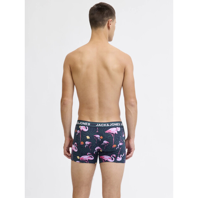 Jack & Jones Heren boxershorts trunks jacandy 3-pack flamingo print 12295173 large