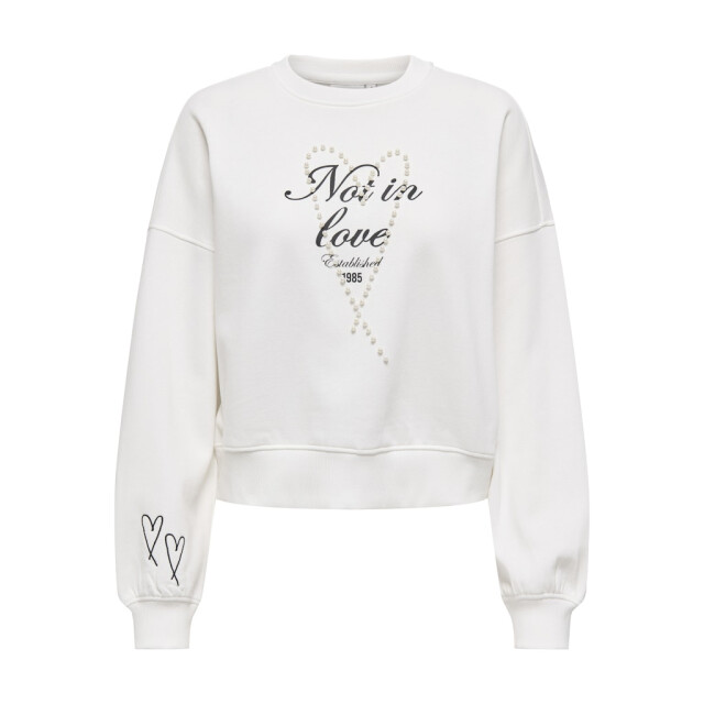 Only Onlkiara ls o-neck pearl swt off-white 4209.02.0015 large