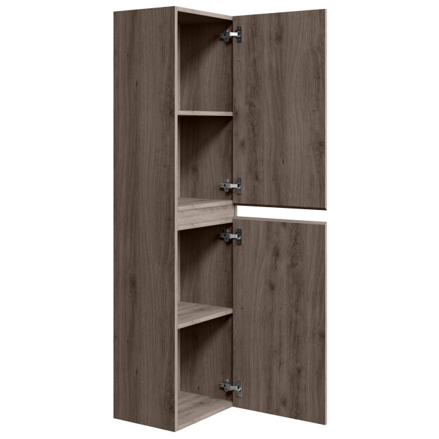 Badplaats Badkamerkast angela 40 x 30 x 150 cm bruin hangende 3181332 large