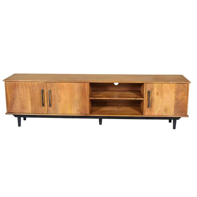 Livingfurn D - tv meubel ayleen 200cm mangohout 2834817 large
