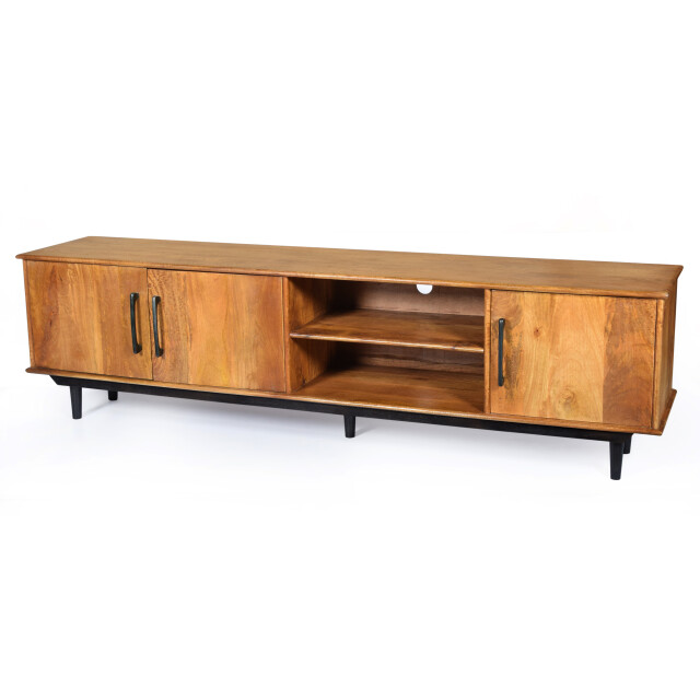 Livingfurn D - tv meubel ayleen 200cm mangohout 2834817 large