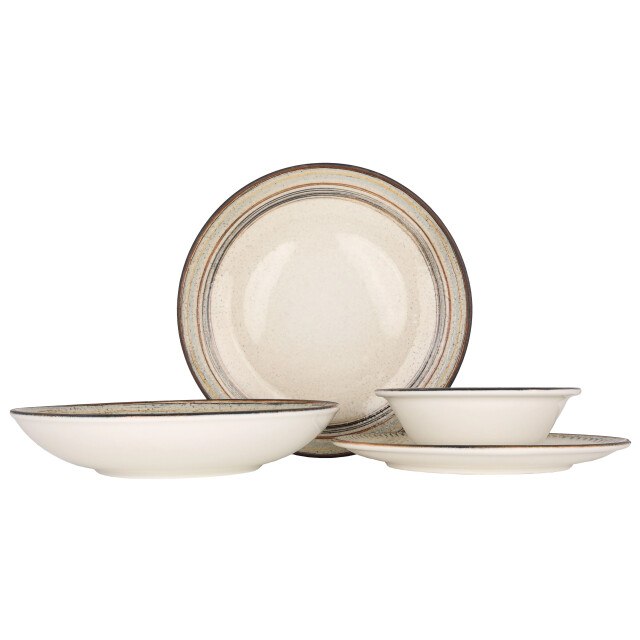 Bonna Serviesset (large) cortado 24 delig 6 personen porselein 3337191 large
