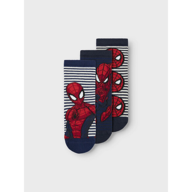 Name It Jongens sokken nmmadus 3-pack spider-man 13248160-Navy Blazer large