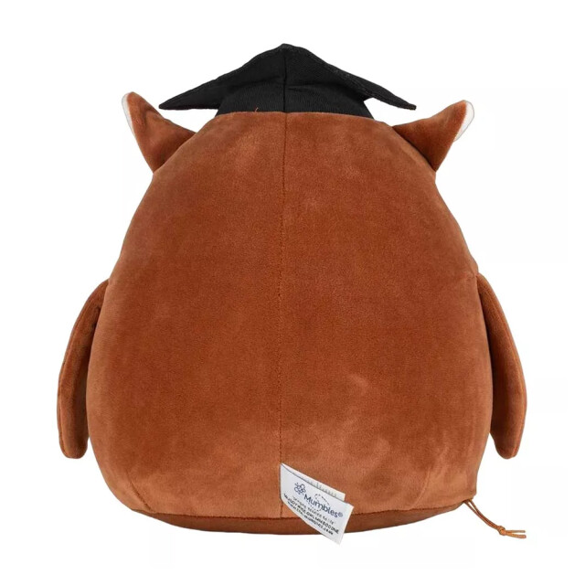 Mumbles Squidgy's uil pluche speelgoed UTLT3562_brown large