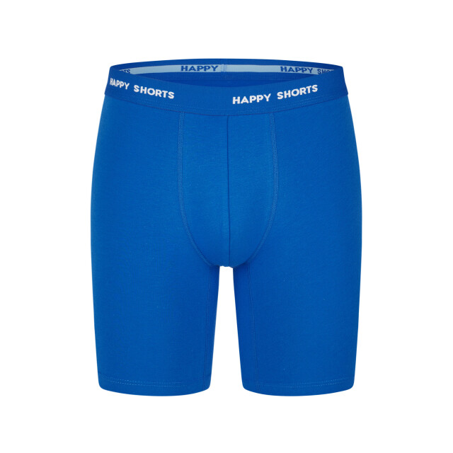 Happy Shorts Heren boxershorts met lange pijpen boxer briefs neon lime groen/blauw HS-J-1310-LONG large