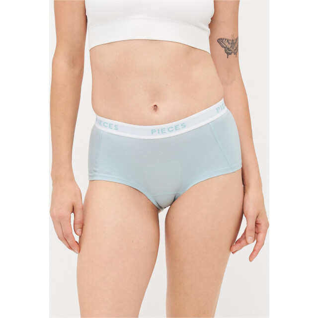 Pieces Dames hipsters 4-pack pclogo effen 17106857 large