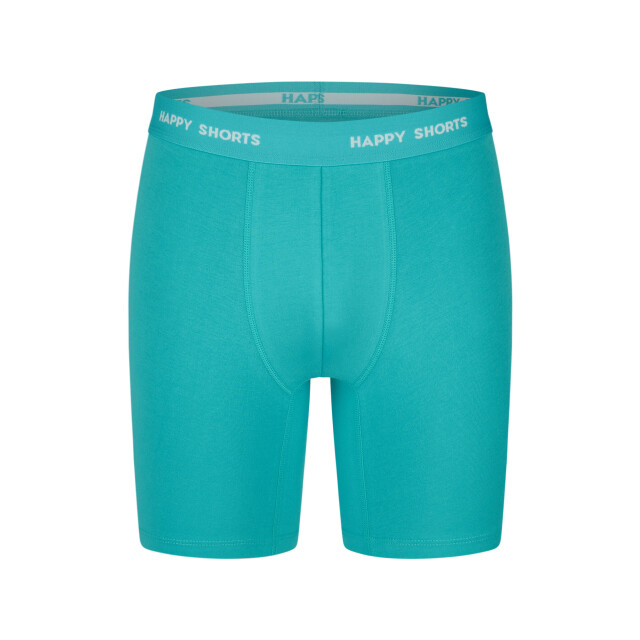 Happy Shorts Heren boxershorts met lange pijpen boxer briefs neon groen/oranje HS-J-1311-LONG large