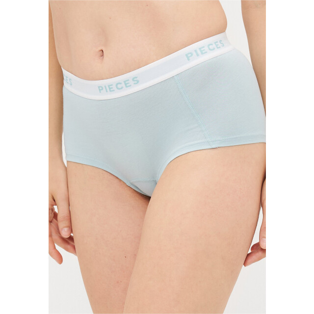 Pieces Dames hipsters 4-pack pclogo effen 17106857 large