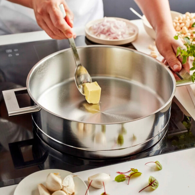 Demeyere John pawson 7 kookpan dubbelwandige deksel 28cm 72328 A large