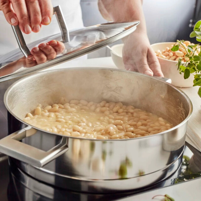 Demeyere John pawson 7 kookpan dubbelwandige deksel 28cm 72328 A large