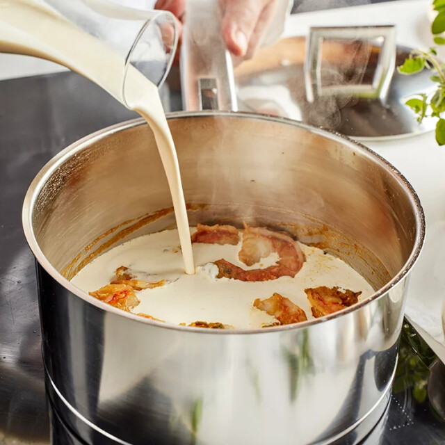 Demeyere John pawson 7 steelpan dubbelwandige deksel 16cm 72416+72516 large