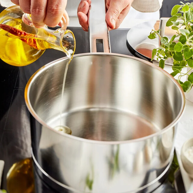 Demeyere John pawson 7 steelpan dubbelwandige deksel 16cm 72416+72516 large