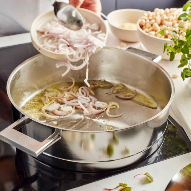 Demeyere John pawson 7 kookpan dubbelwandige deksel 28cm 72328 A large