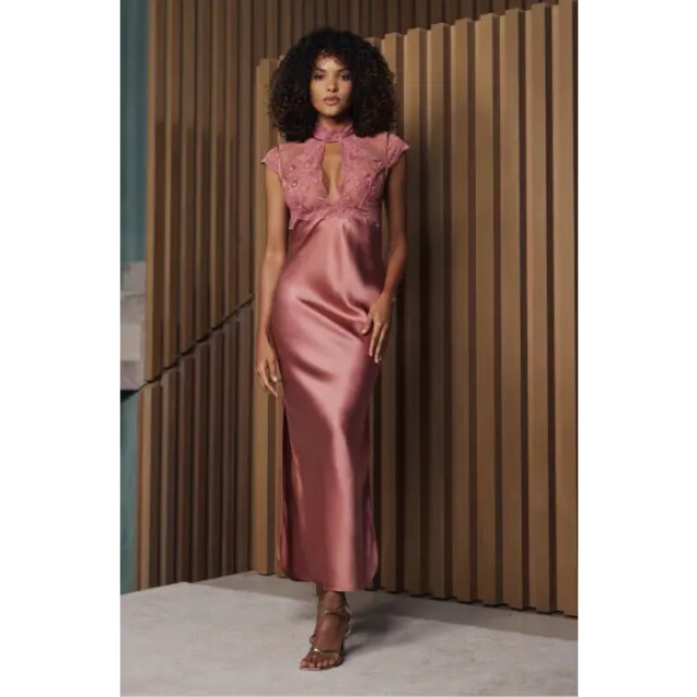 Marjolaine Bonnie kanten bustier lange nachtjapon NL6293002 large