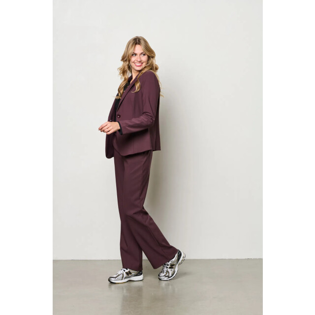 &Co Woman Patrice pants- PATRICE -AUBERGINE large &Co Woman Patrice pants- PATRICE -AUBERGINE large