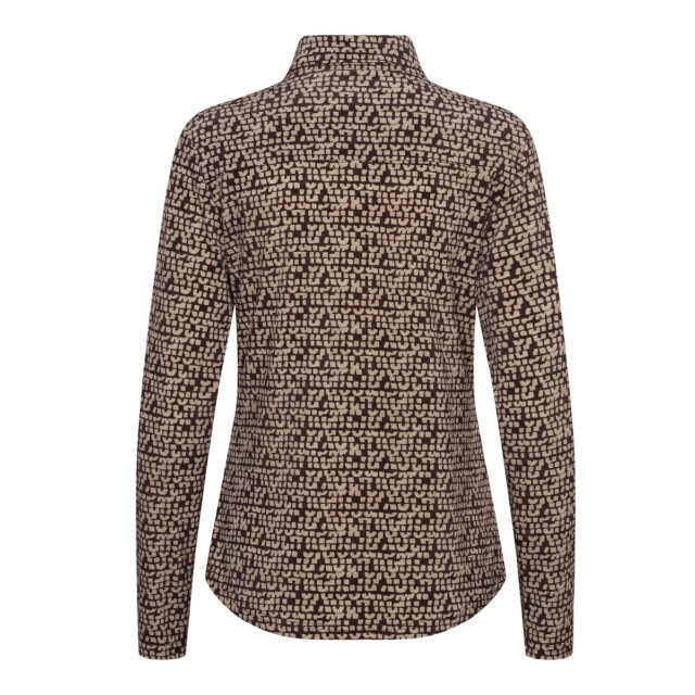 &Co Woman Lotte blouse stamp- LOTTE STAMP-AUBERGINE large &Co Woman Lotte blouse stamp- LOTTE STAMP-AUBERGINE large