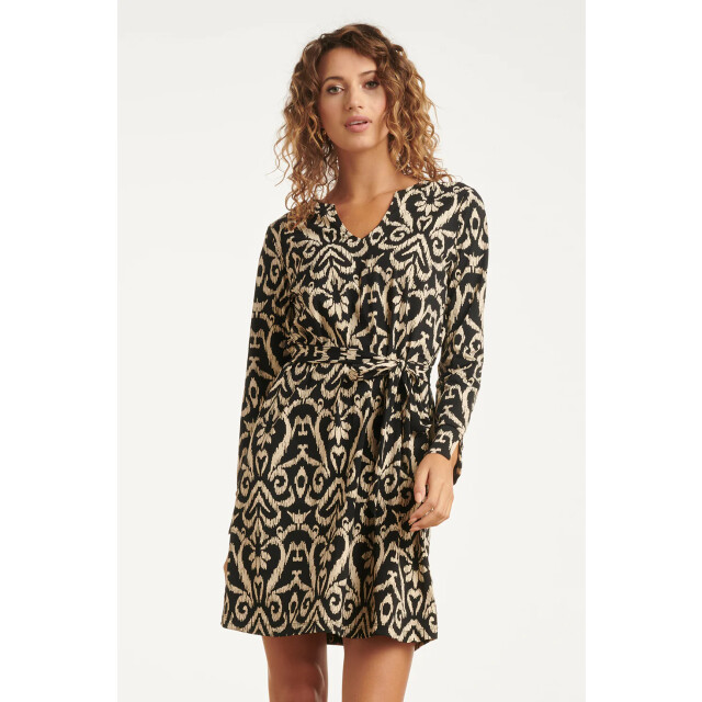 Smashed Lemon 25816 – jurk met abstract ruitdessin | 25816-999-720 large Smashed Lemon 25816 – jurk met abstract ruitdessin | 25816-999-720 large