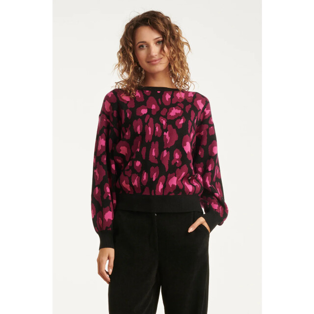 Smashed Lemon 25741 – jurk met verfijnd grafisch dessin | 25741-999-998 large Smashed Lemon 25741 – jurk met verfijnd grafisch dessin | 25741-999-998 large