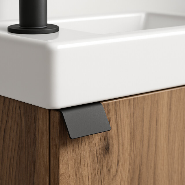 Badplaats Toiletmeubel apollo 40 x 22 cm bruin fonteinmeubel met 3180925 large