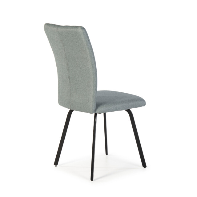 CaliCosy Set van 4 stoelen in stof met zwarte metalen poten l47,5 cm pretty 3078796 large